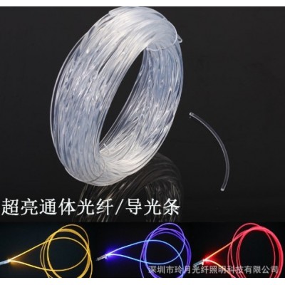 超亮导光通体侧发光光纤导光纤维导光条光纤软质实芯透明导光材料图4