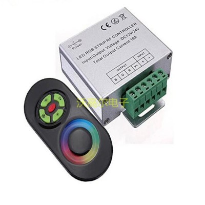 12V无线射频5键半触摸控制器 LED遥控器 RGB灯具灯带调光器24V图4