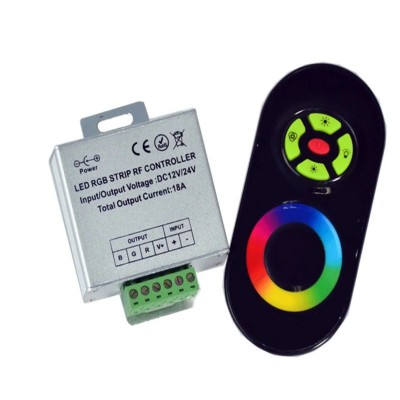 12V无线射频5键半触摸控制器 LED遥控器 RGB灯具灯带调光器24V图3