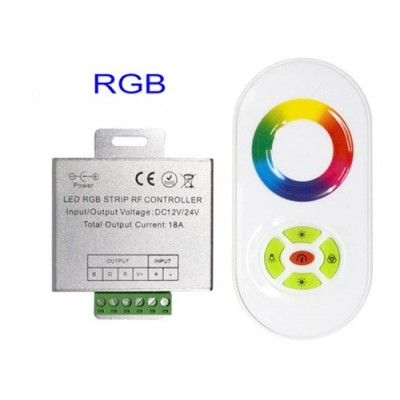 12V无线射频5键半触摸控制器 LED遥控器 RGB灯具灯带调光器24V图5