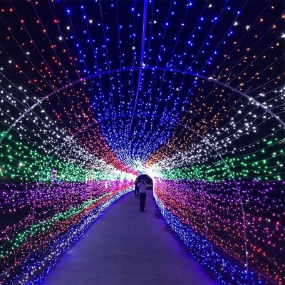 led彩灯串灯满天星装饰灯户外露营氛围灯新年圣诞节日灯串绕树灯图2