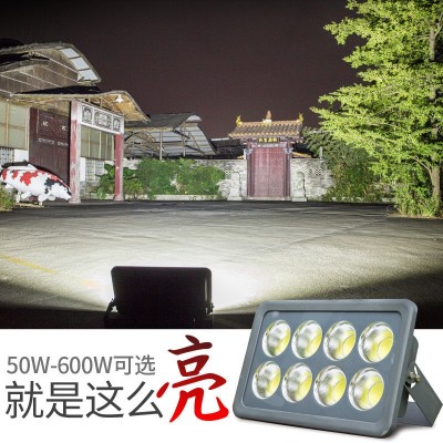 led投光灯超亮球场灯户外防水200W300W400W室外灯射灯600W探照灯图4