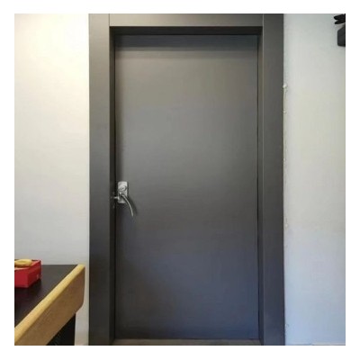 钢质隔音门 防火密封门 木纹转印消声门 简约新颖静音平开门定制图3