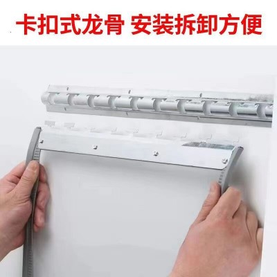 门帘冬季保暖挡风防尘透明家用商场隔断磁性自吸pvc塑料加厚帘子图2