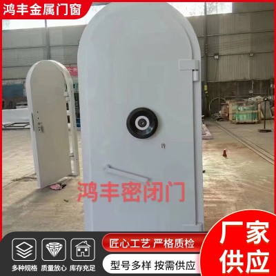 防爆门加厚钢板工业锅炉房密闭抗爆门地下车库钢制密闭防爆门图2