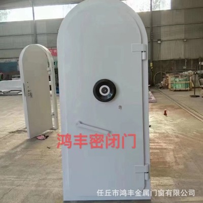 防爆门加厚钢板工业锅炉房密闭抗爆门地下车库钢制密闭防爆门图4