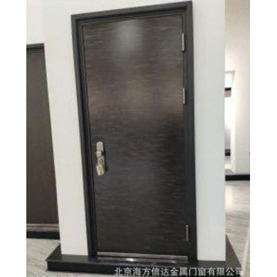 厂家直供批发防火防盗入户门钢木卡门系列系列免费设计安装平开门图4