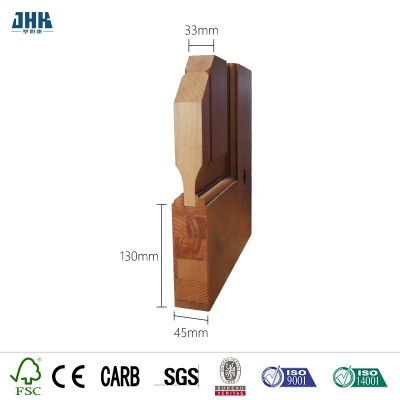 Entry wooden door原木门实木门别墅烤漆门隔音平开门 JHK图2