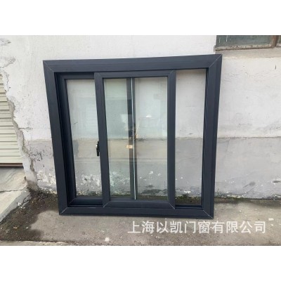 豪华款黑色塑钢推拉窗打包箱塑钢窗(CHAM-BUPVCSW1120)图3