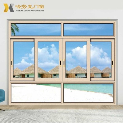 厂家断桥铝窗阳台推拉窗铝合金三轨平移窗厨房卧室隔音防盗玻璃窗图2