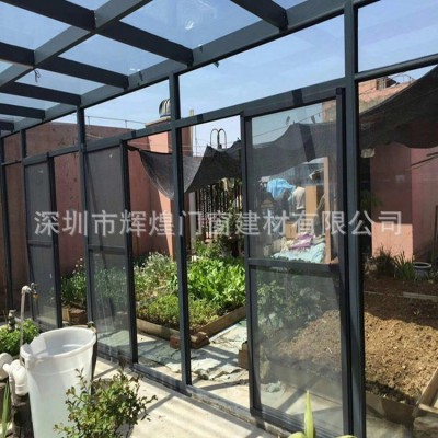 推拉门阳台移门厨房玻璃移门铝合金阳台落地玻璃窗铝合金推拉门图2