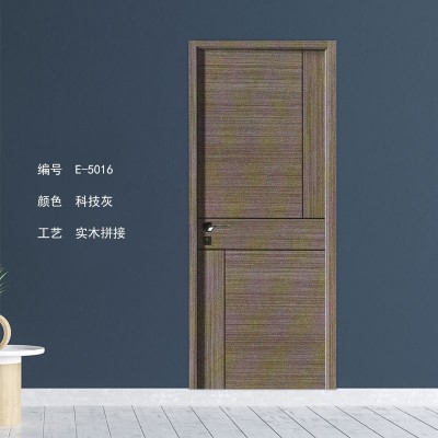 厂家直销鑫大福木质隔音门实木复合厂家工程门木门图4