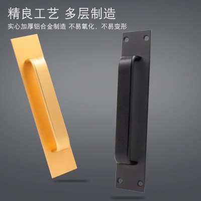 免打孔门把手手柄铝合金门拉手玻璃门窗塑钢阳台门推拉门把手柜门图2