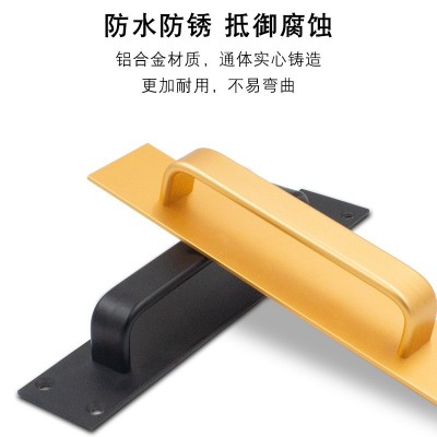 免打孔门把手手柄铝合金门拉手玻璃门窗塑钢阳台门推拉门把手柜门图4