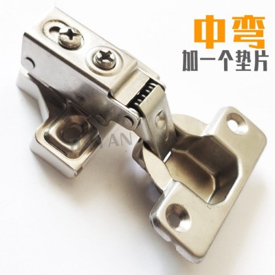 不锈钢35杯短臂 铰链 带阻尼液压缓冲 直弯短身34mm安装 厂家批发图4