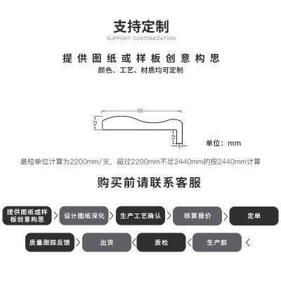 厂家实木门套线定制 家装橡胶木UV底漆窗套哑口套包边门框批发图3