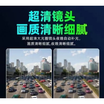 室外双镜头双画面300万高清监控 双向语音对讲全景全彩WI FI摄像头图4