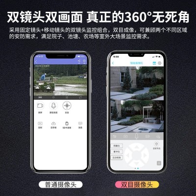 深圳安防监控太阳能枪球一体机监控摄像头夜视高清太阳能摄像头图2