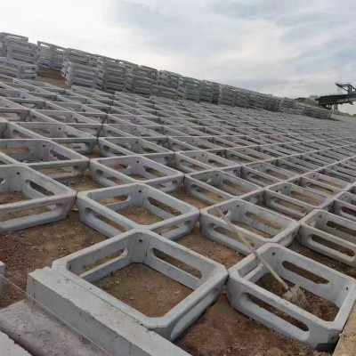 供应河道护坡砖混凝土连锁砌块互锁式工字护坡砖堤挡土公园砌块砖图3