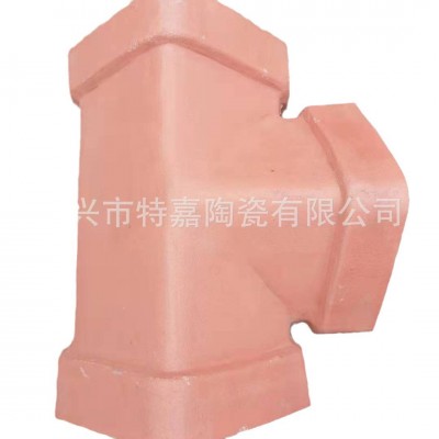 厂家直销宜兴琉璃瓦西班牙瓦红色瓦 陶土瓦屋面装饰瓦陶瓷瓦 土瓦图5