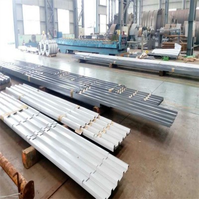 1.5厚750型灰色彩钢瓦 0.5mm厚镀锌铁皮 装饰用橘皮压花 彩涂钢板图5