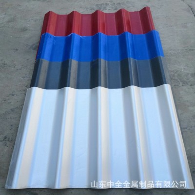 1.5厚750型灰色彩钢瓦 0.5mm厚镀锌铁皮 装饰用橘皮压花 彩涂钢板图4