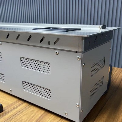 壁炉装饰4d雾化壁炉高端欧式电壁炉仿真火焰加湿器背景墙壁炉柜图3