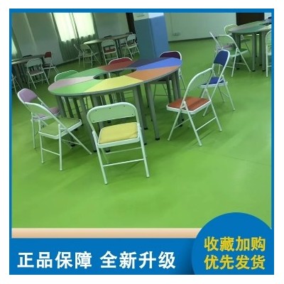 耐福雅 幼儿园地胶 2.0 纯色 密实底 发泡底 定制 塑胶地板图2