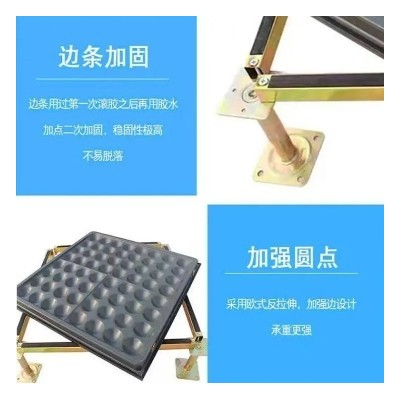 全钢防静电地板OA500网络 架空网络 带线槽 星鸿出品图3