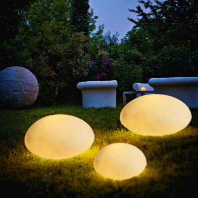 草坪灯户外防水月球灯花园庭院亮化氛围景观灯创意鹅卵石别墅地灯