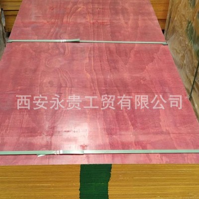 建筑桥梁用竹胶板批发 多层木工板小红板 西安供应小红板厂家图2
