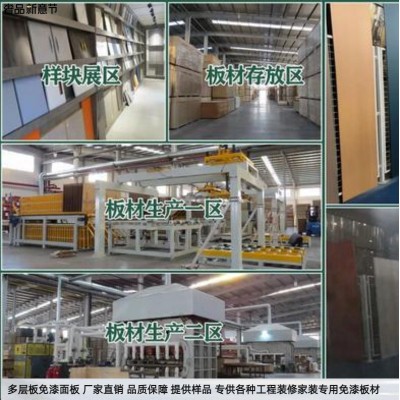 厂家直营生态板多层板免漆板衣柜橱柜家装酒店工程欧松板家具板材图2