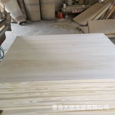18mm实木拼板 家装木质配件桐木直拼板无结疤AA级木板片实木条图4