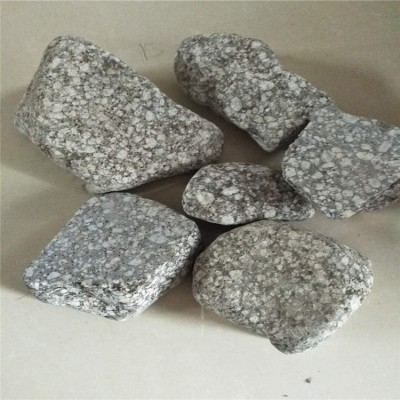 厂家水处理麦饭石2-5颗粒 一面切麦饭石双面切乱型滚石大毛石批发图3