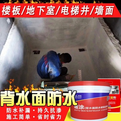 背水面防水抗渗涂料 电梯井防水堵漏材料 背水涂图2
