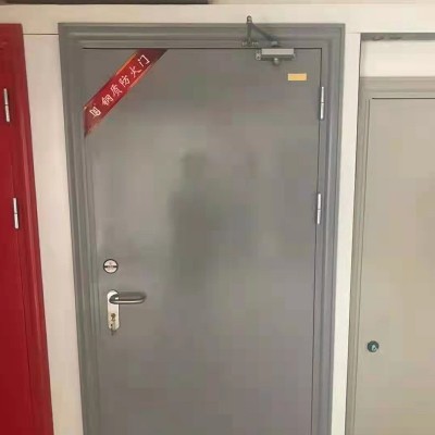 厂家定制 通道隔热消防安全工业门防盗门甲级乙级钢制防火门平开图3