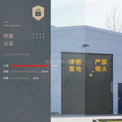 厂家供应定制钢质门平开式防火玻璃门KTV隔音门直播间隔声门图3