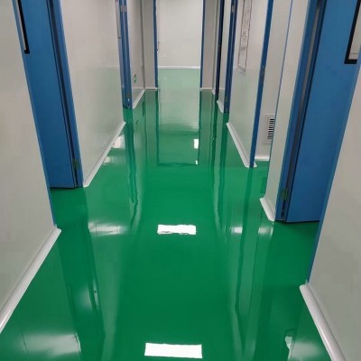 防静电地坪厂家施工厂房车间环氧防静电自流平防尘耐磨地坪漆施工图3