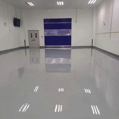 防静电地坪厂家施工厂房车间环氧防静电自流平防尘耐磨地坪漆施工图2