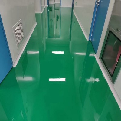 防静电地坪厂家施工厂房车间环氧防静电自流平防尘耐磨地坪漆施工图4
