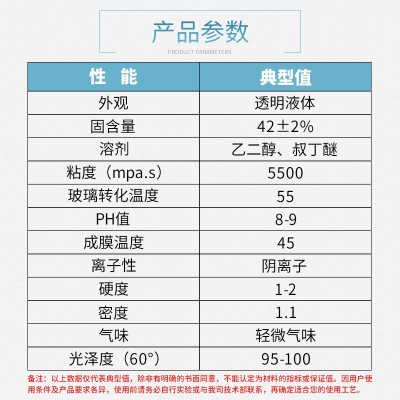 水性丙烯酸树脂 水性涂料专用树脂 高硬度耐候透明水溶性快干树脂图2