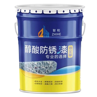 醇酸磁漆铁红防锈漆油性钢结构防锈漆醇酸防锈漆醇酸调和漆厂家图5