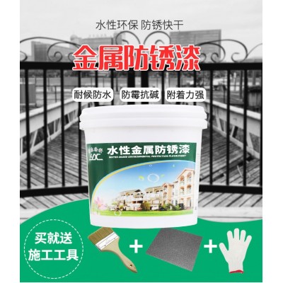 氟碳漆金属漆户外防腐防锈漆栏杆铁门彩钢瓦翻新漆免除锈专用油漆图4