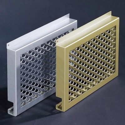 厂家勾搭拉网铝单板天花吊顶装饰专业定制铝合金菱形铝板金属建材图2