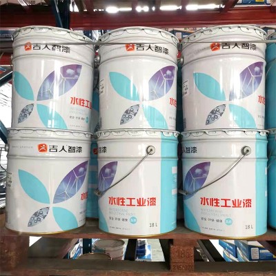 水性装饰漆涂料水性漆吉人牌PU PV PVC水性银白油漆涂料窗帘布图2