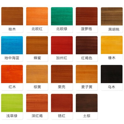 彩菊油性木油高硬度木器涂料透明木地板清漆 高光防腐耐候木器漆图2
