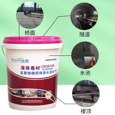 屋顶防水涂料液体卷材楼顶楼面聚氨酯平房裂缝漏水补漏材料防漏胶图3