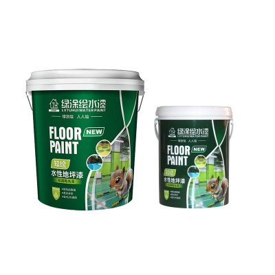 亮光水性地坪漆工厂学校仓库家用地坪漆室内外半光抗刮水泥地板漆图2