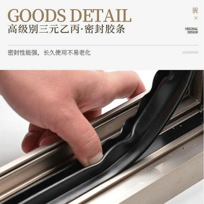 推拉窗EL86窄边窗家用商用内开窄边铝合金门窗高端型材批发图3