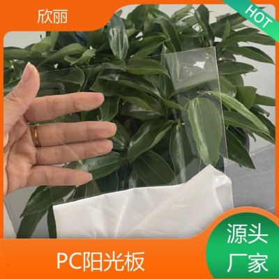 车棚雨棚板 实心阳光板 雕刻折弯吸塑加工 各种尺寸定制 欣丽塑胶图4